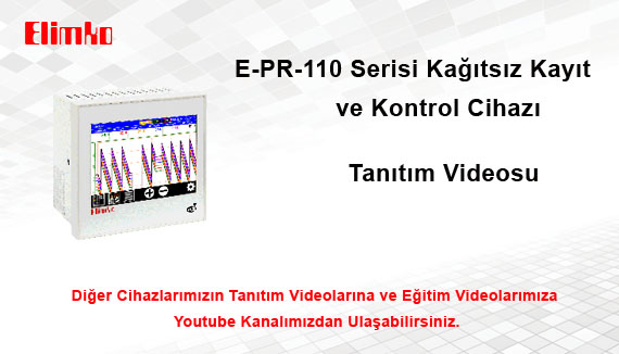 E-PR-110 Serisi Kağıtsız Kayıt ve Kontrol Cihazı Tanıtım Filmi  