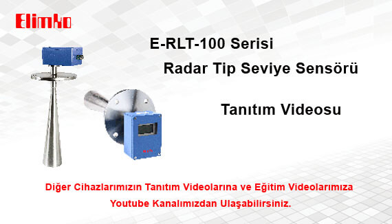 E-RLT-100 Serisi Radar Tip Seviye Sensörü Tanıtım Filmi 